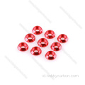 M4 merah anodized aluminium counters washer untuk FPV